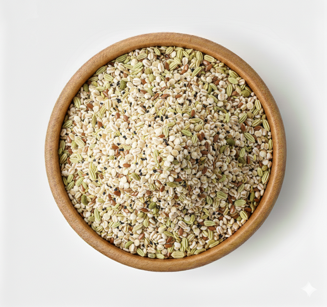 Belboula d’orge aux herbes, بلبولة الشعير بالأعشاب-Balboula de l'orge fine désherbes - Image 1